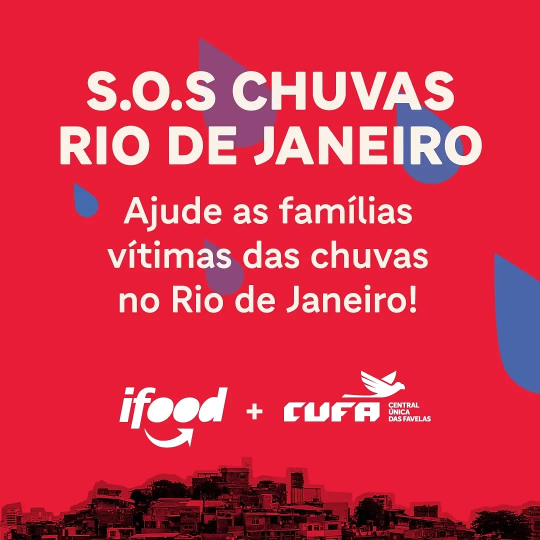 A CUFA e o iFood uniram forças para levar esperança às famílias impactadas pelas enchentes no Rio de Janeiro.
