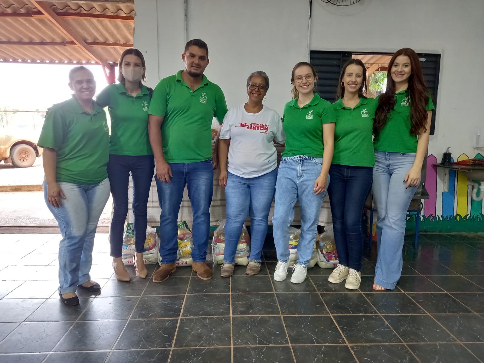Cufa Sorriso recebeu doação de 22 cestas básicas.