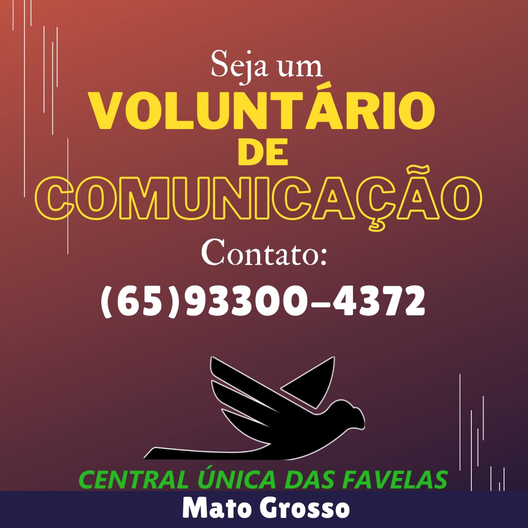 Precisamos de Voluntários para a  comunicação