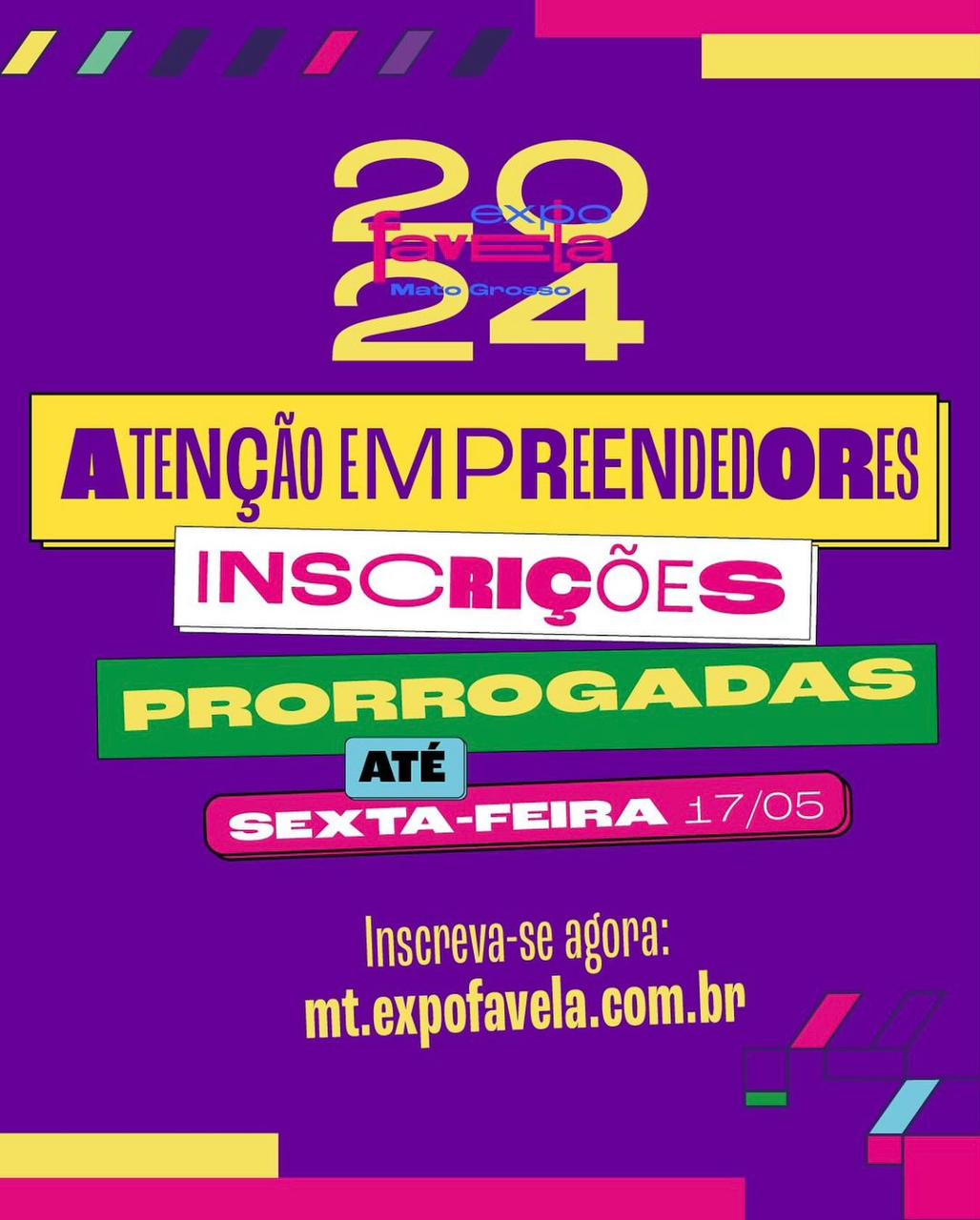 Inscrições para a etapa regional da Expo Favela Innovation 2024 encerram hoje (17.05)
