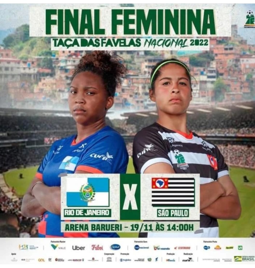 Finais da Taça das Favelas Nacional terão entradas gratuitas